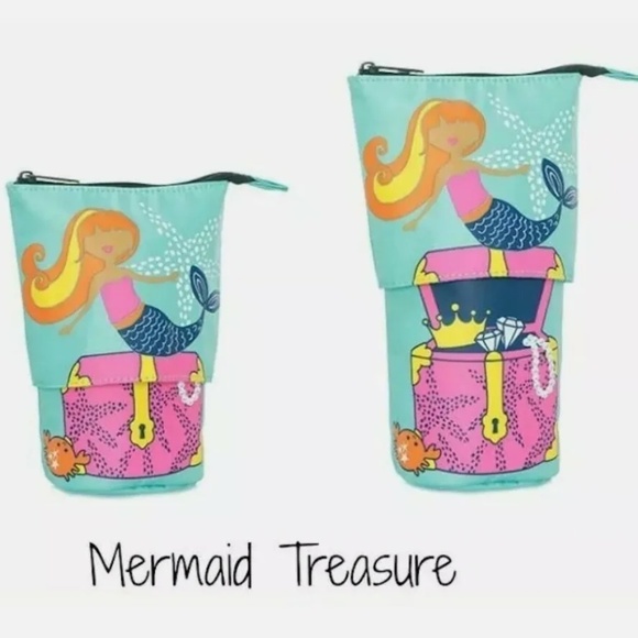 Thirty One Gifts Hide & Peek Pouch - Mermaid Treasure NWT - Picture 1 of 4